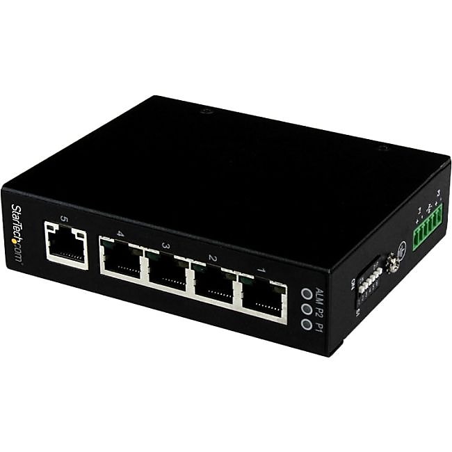 StarTech 5-Port Gigabit Ethernet Unmanaged Switch, Black (IES51000)