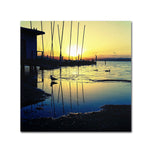 Trademark Fine Art BC0149-C1414GG Sunset Conversations by Beata Czyzowska Young 14x14 FRMLS Art