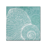 Trademark Fine Art WAP0100-C1414GG "Aqua Treasure IV" by Daphne Brissonnet 14" x 14" Frameless Art