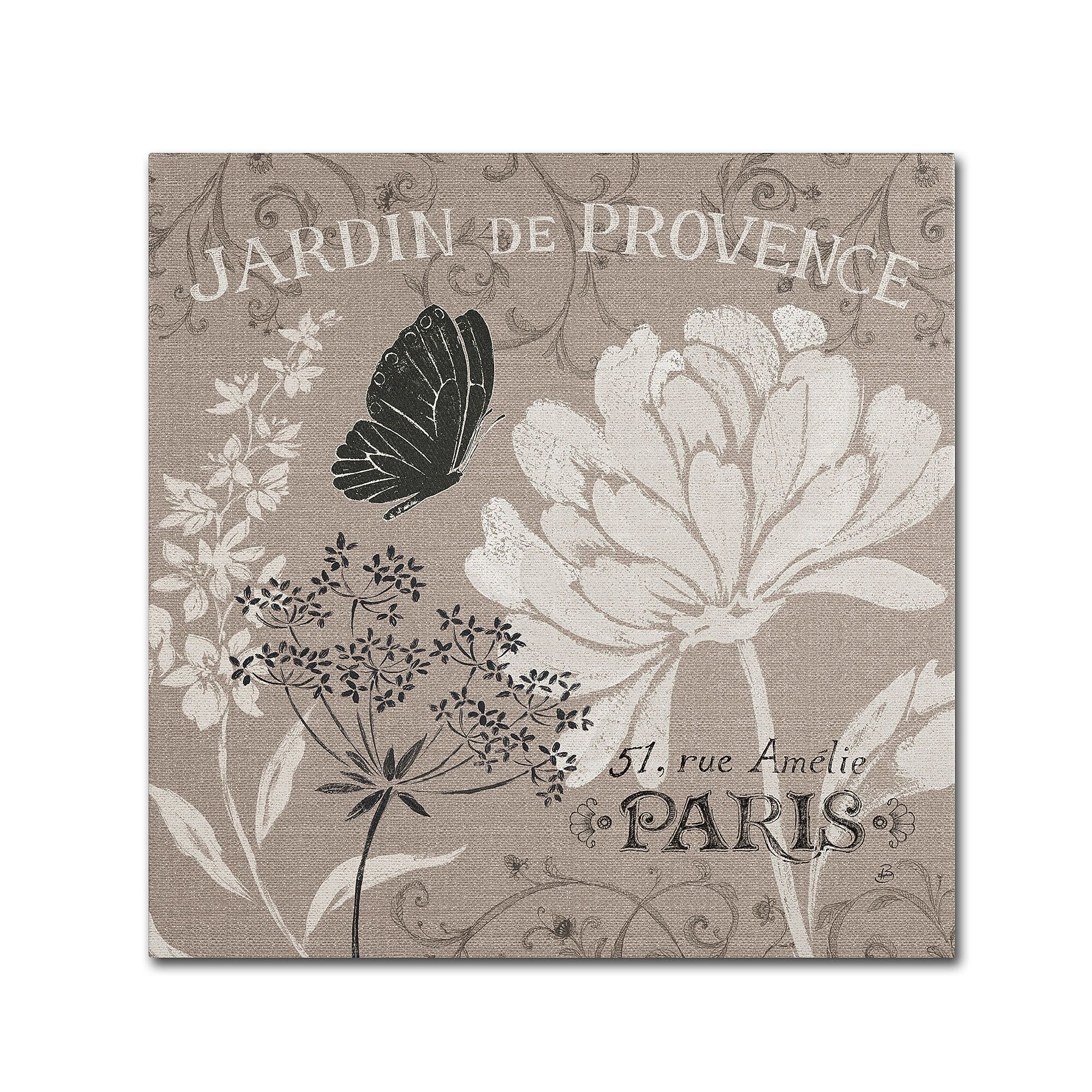 Trademark Fine Art WAP0102-C3535GG French Linen Garden III by Daphne Brissonnet 35x35 FRMLS Art