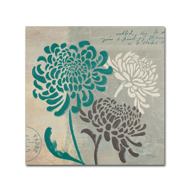 Trademark Fine Art WAP0134-C3535GG "Chrysanthemums I" by Wellington Studio 35" x 35" Frameless Art
