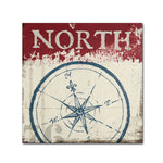 Trademark Fine Art WAP0136-C3535GG "Nautical I Red" by Wellington Studio 35" x 35" Frameless Art