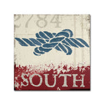Trademark Fine Art WAP0137-C3535GG "Nautical II Red" by Wellington Studio 35" x 35" Frameless Art