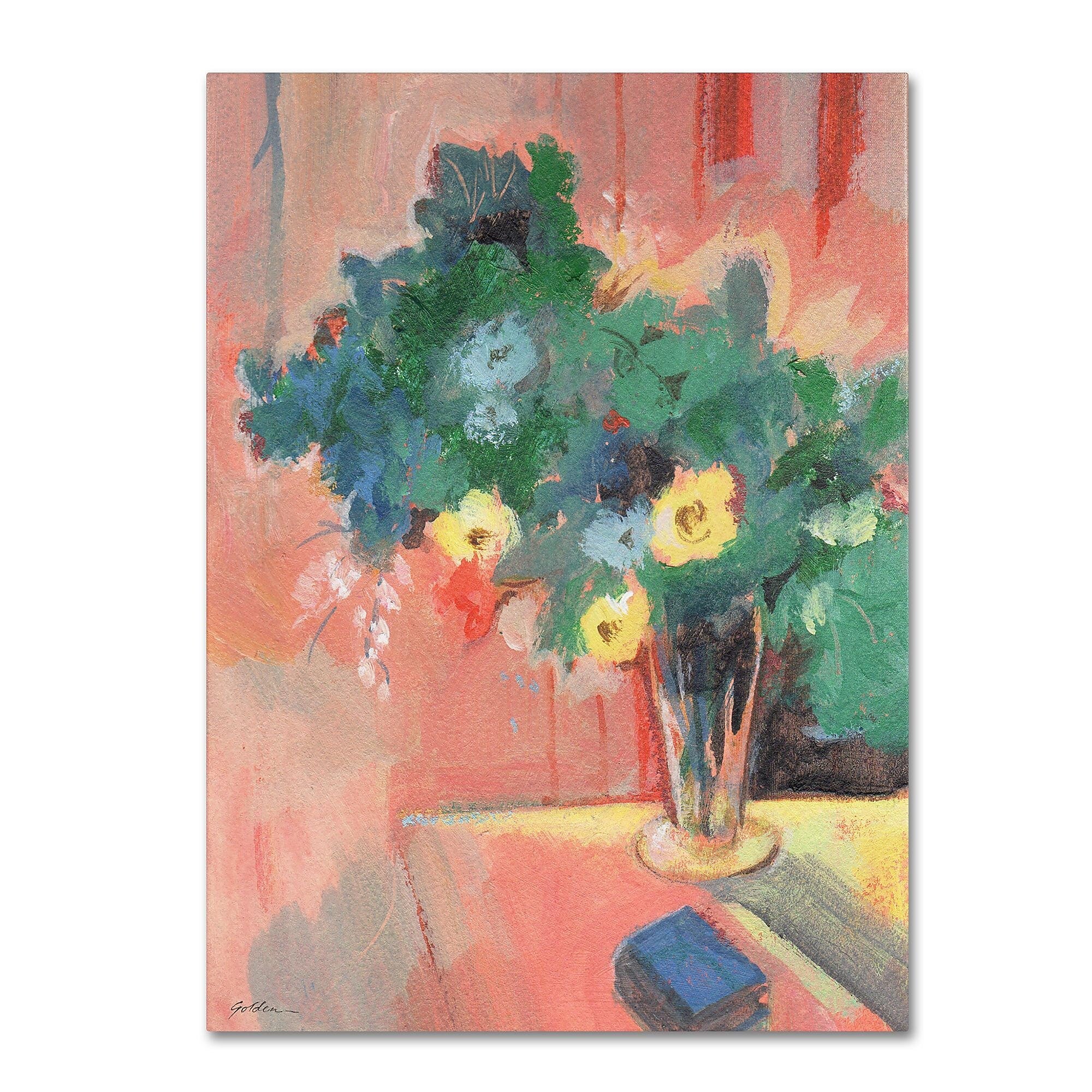 Trademark Fine Art SG5710-C1419GG "Bouquet for Bonnard" by Sheila Golden 19" x 14" Frameless Art