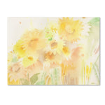 Trademark Fine Art SG5713-C2432GG "Amid Sunflowers" by Sheila Golden 24" x 32" Frameless Art