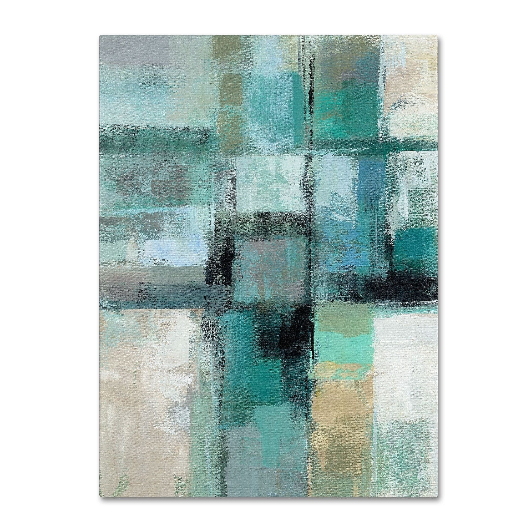 Trademark Fine Art WAP0130-C2432GG "Island Hues Crop I" by Silvia Vassileva 32" x 24" Frameless Art