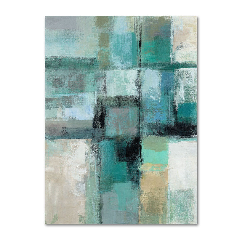 Trademark Fine Art WAP0130-C2432GG "Island Hues Crop I" by Silvia Vassileva 32" x 24" Frameless Art
