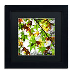 Trademark Fine Art BC0122-B1111BMF "First Signs" by Beata Czyzowska Young 11" x 11" FRM Art, BLK MTD