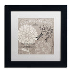 Trademark Fine Art French Linen Garden II by Daphne Brissonnet 11x11 FRM Art, WHT MTD (WAP0101-B1111MF)