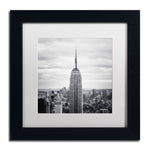 Trademark Fine Art NP0005-B1111MF "Empire" by Nina Papiorek 11" x 11" Framed Art, White Matted