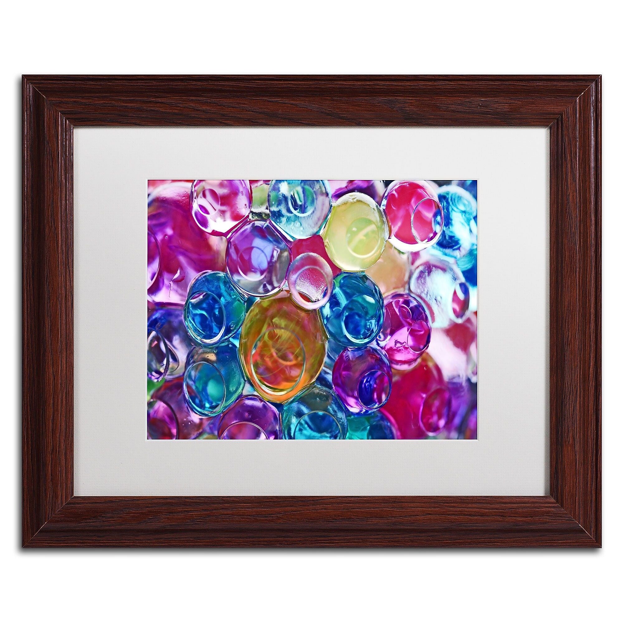 Trademark Fine Art BC0119-W1114MF Dream in Colour by Beata Czyzowska Young 11x14 FRM Art, WHT MTD