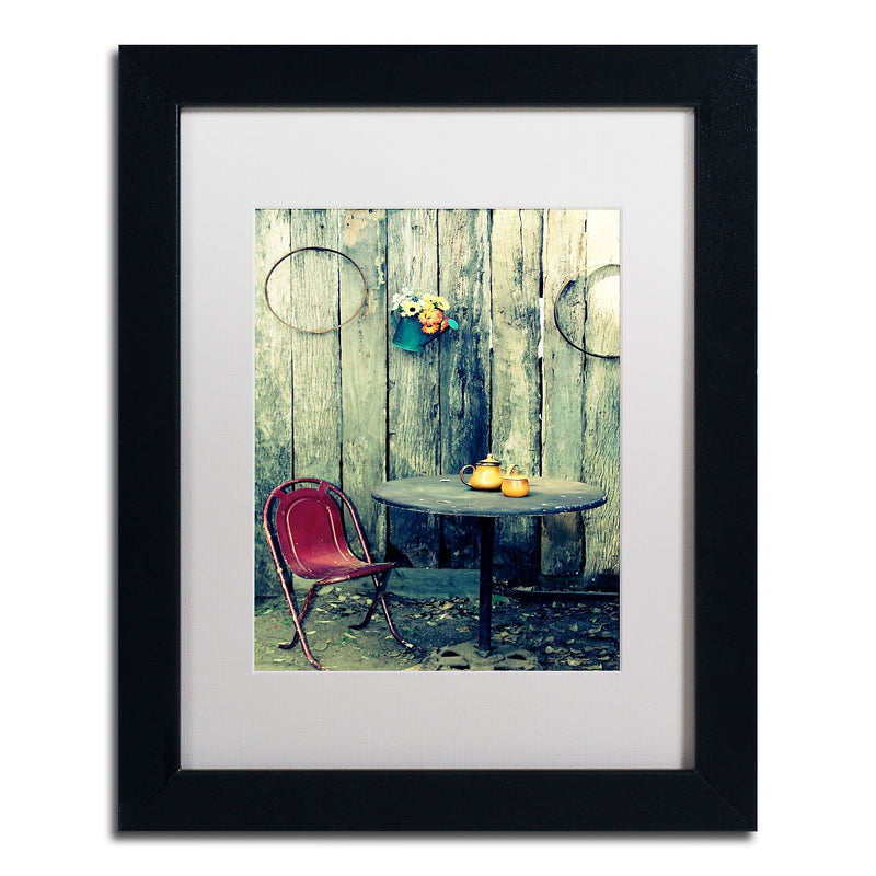 Trademark Fine Art BC0123-B1114MF From the Past by Beata Czyzowska Young 14x11 FRM Art, WHT MTD