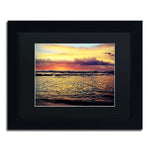 Trademark Fine Art BC0131-B1114BMF Morning Glory by Beata Czyzowska Young 11x14 FRM Art, BLK MTD