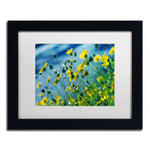 Trademark Fine Art BC0141-B1114MF Power in Flower by Beata Czyzowska Young 11x14 FRM Art, WHT MTD