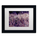 Trademark Fine Art BC0143-B1114MF "Purple Rain" by Beata Czyzowska Young 11" x 14" FRM Art, WHT MTD
