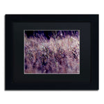 Trademark Fine Art BC0143-B1114BMF "Purple Rain" by Beata Czyzowska Young 11" x 14" FRM Art, BLK MTD