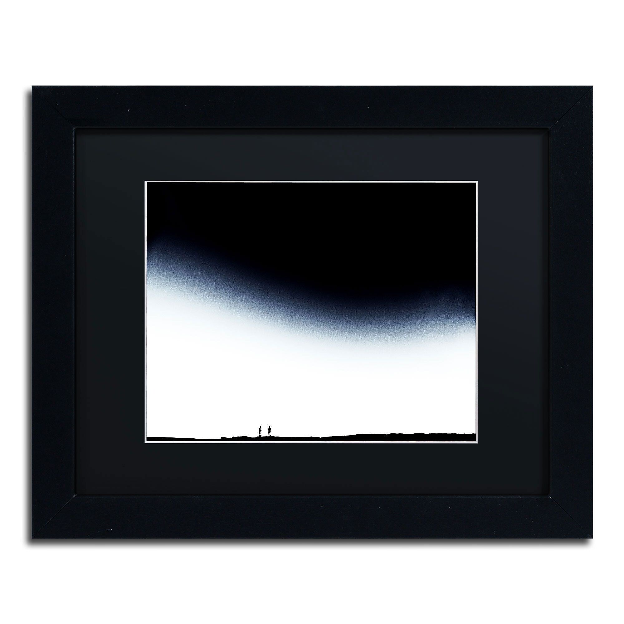 Trademark Fine Art BC0151-B1114BMF The Story of Us by Beata Czyzowska Young 11x14 FRM Art, BLK MTD
