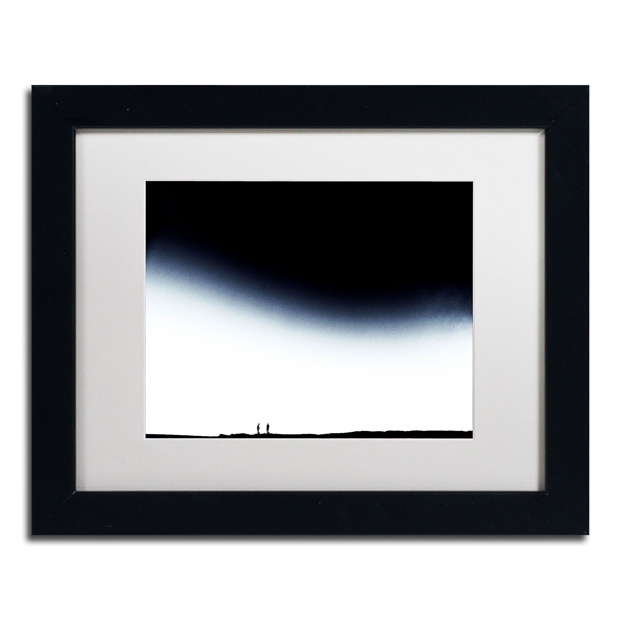 Trademark Fine Art BC0151-B1114MF The Story of Us by Beata Czyzowska Young 11x14 FRM Art, WHT MTD