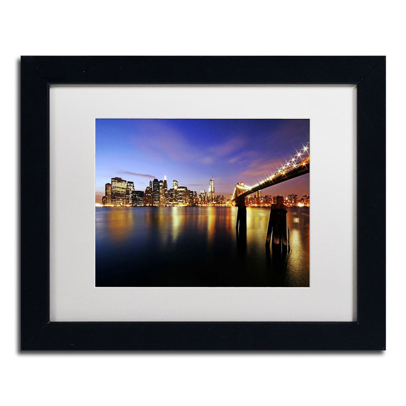 Trademark Fine Art MZ045-B1114MF "That's the Way it is" by CATeyes 11" x 14" Framed Art, WHT MTD