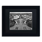 Trademark Fine Art MZ0251-B1114BMF "Washington DC" by CATeyes 11" x 14" Framed Art, Black Matted