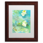 Trademark Fine Art SG5709-W1114MF "Sweet Memory" by Sheila Golden 14" x 11" Framed Art, White Matted