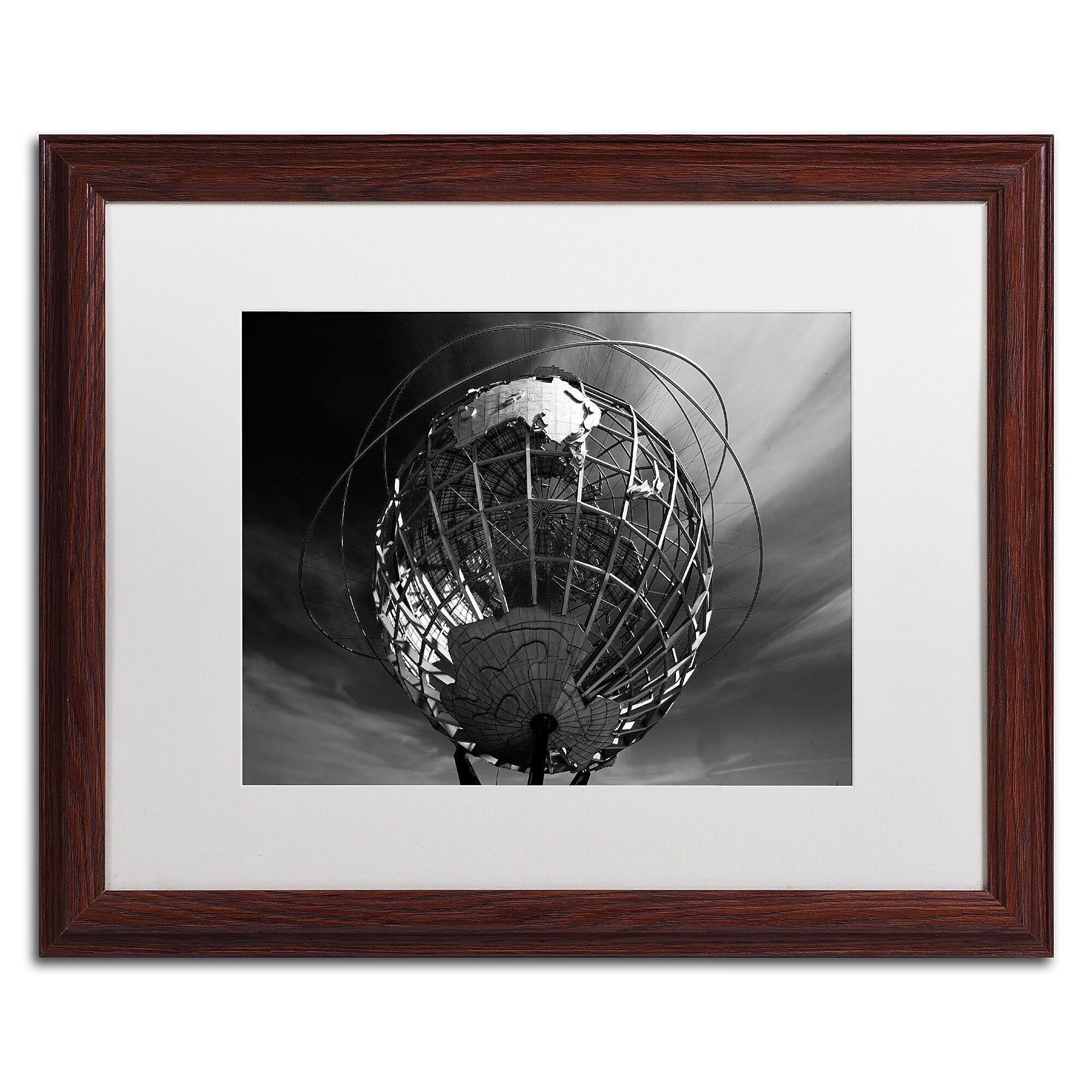 Trademark Fine Art YG0005-W1114MF "World's Fair" by Yale Gurney 11" x 14" Framed Art, White Matted