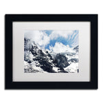 Trademark Fine Art Jungfraujoch Switzerland by Philippe Sainte-Laudy 11x14 FRM Art, WHT MTD