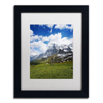 Trademark Fine Art PSL0314-B1114MF Monch Switzerland by Philippe Sainte-Laudy 14x11 FRM Art, WHT MTD