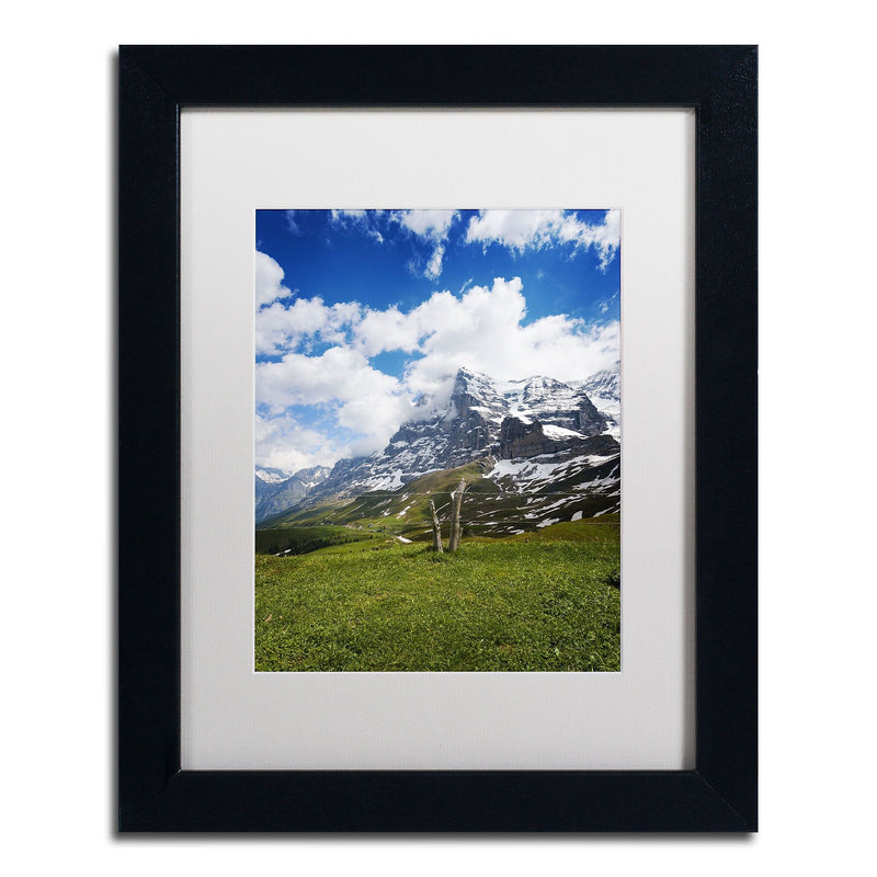 Trademark Fine Art PSL0314-B1114MF Monch Switzerland by Philippe Sainte-Laudy 14x11 FRM Art, WHT MTD