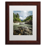 Trademark Fine Art PSL0328-W1114MF "Waterland" by Philippe Sainte-Laudy 14" x 11" FRM Art, WHT MTD