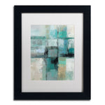 Trademark Fine Art WAP0130-B1114MF Island Hues Crop I by Silvia Vassileva 14x11 FRM Art, WHT MTD