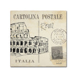 Trademark Fine Art WAP0093-C3535GG "Postcard Sketches IV" by Anne Tavoletti 35" x 35" Frameless Art