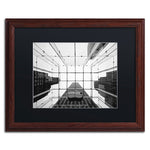 Trademark Fine Art NP0010-W1620BMF "Big Apple I" by Nina Papiorek 16" x 20" Framed Art, Black Matted