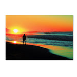 Trademark Fine Art BC0148-C3047GG "Sunrise Walking" by Beata Czyzowska Young 30" x 47" Frameless Art