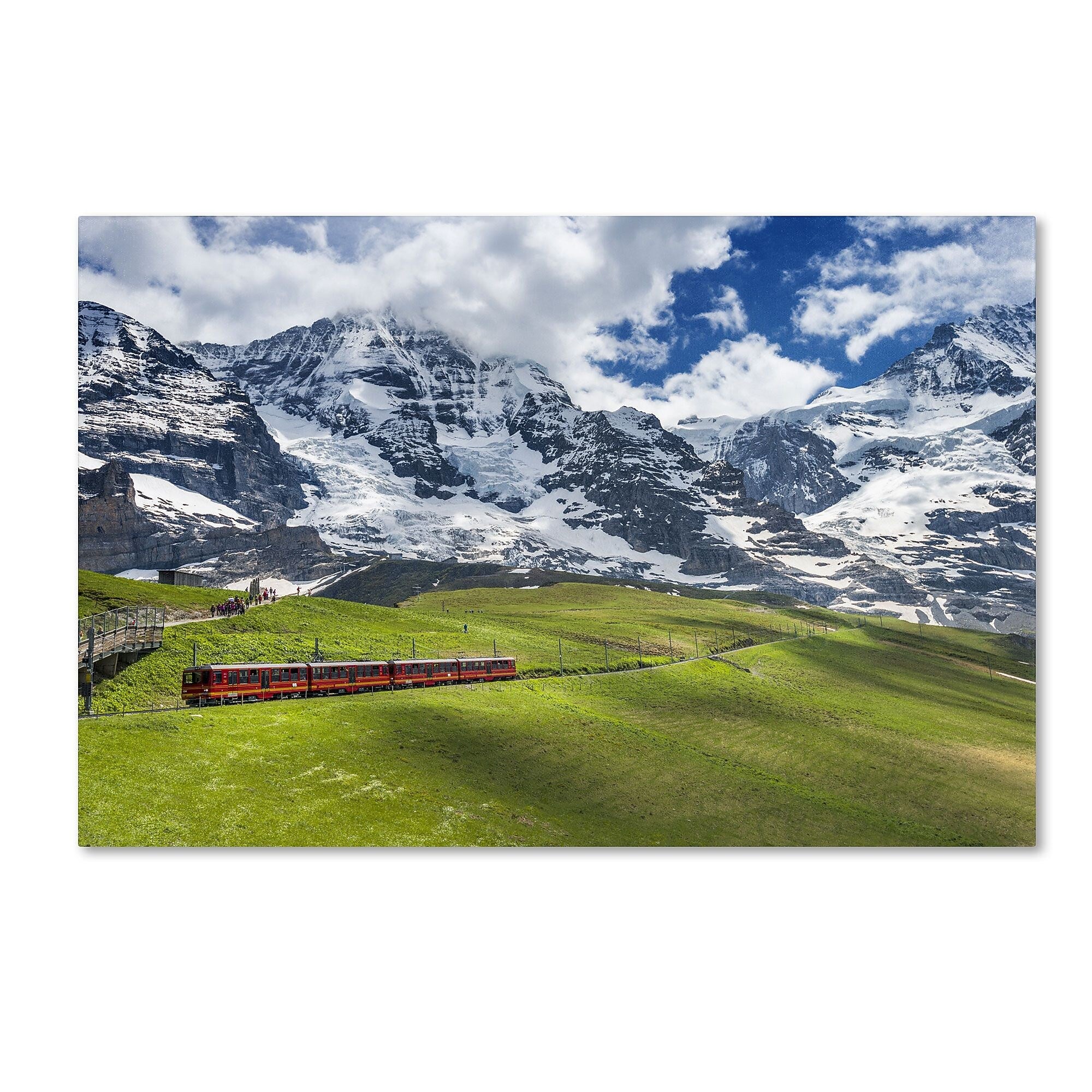 Trademark Fine Art PSL0297-C3047GG Beautiful Switzerland by Philippe Sainte-Laudy 30x47 FRMLS Art