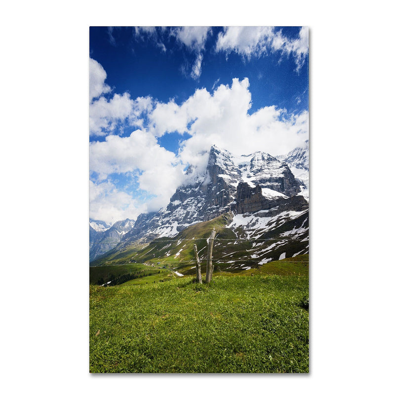 Trademark Fine Art PSL0314-C1219GG "Monch Switzerland" by Philippe Sainte-Laudy 19" x 12" FRMLS Art
