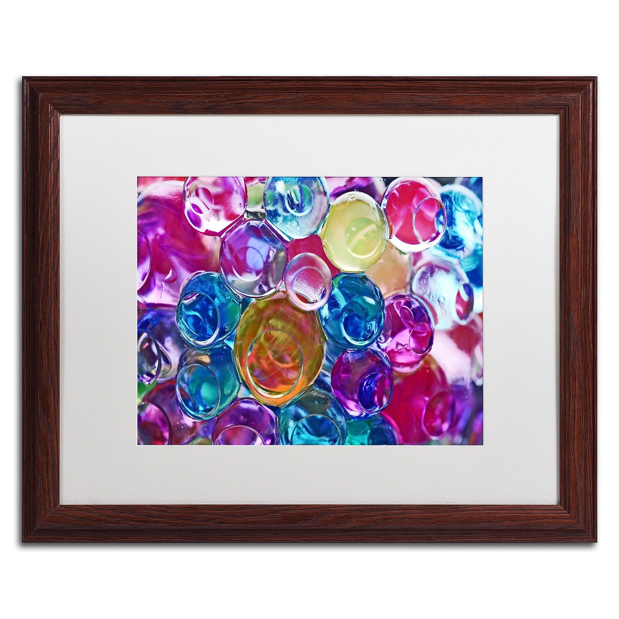 Trademark Fine Art BC0119-W1620MF Dream in Colour by Beata Czyzowska Young 16x20 FRM Art, WHT MTD