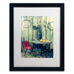 Trademark Fine Art BC0123-B1620MF From the Past by Beata Czyzowska Young 20x16 FRM Art, WHT MTD