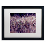 Trademark Fine Art BC0143-B1620MF "Purple Rain" by Beata Czyzowska Young 16" x 20" FRM Art, WHT MTD