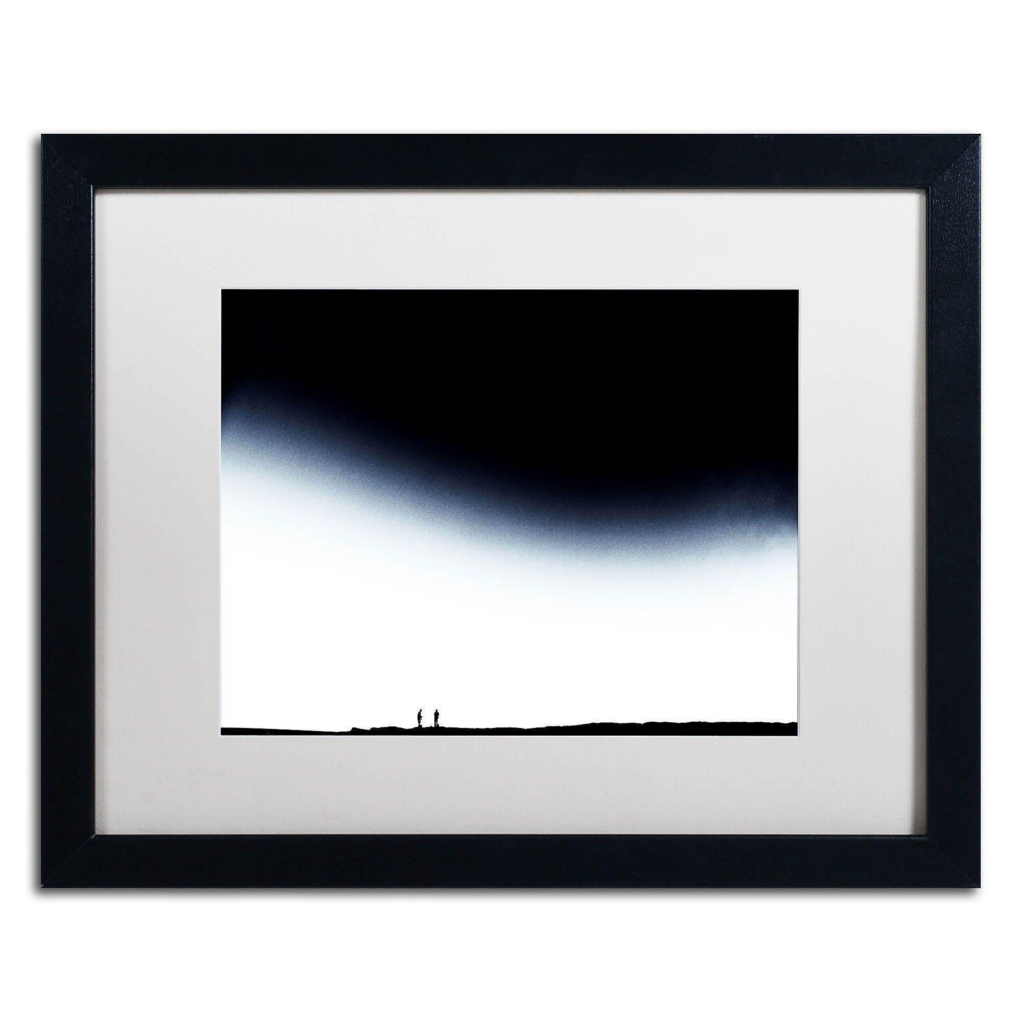 Trademark Fine Art BC0151-B1620MF The Story of Us by Beata Czyzowska Young 16x20 FRM Art, WHT MTD