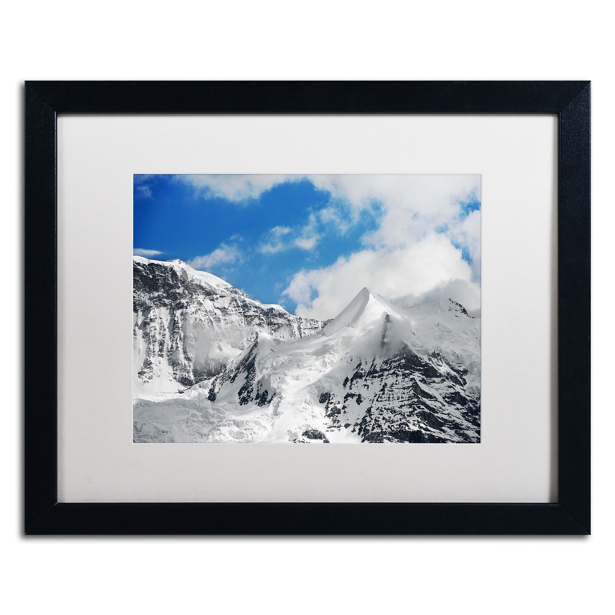 Trademark Fine Art PSL0304-B1620MF "Ethereal" by Philippe Sainte-Laudy 16" x 20" Framed Art, WHT MTD