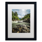 Trademark Fine Art PSL0328-B1620MF "Waterland" by Philippe Sainte-Laudy 20" x 16" FRM Art, WHT MTD