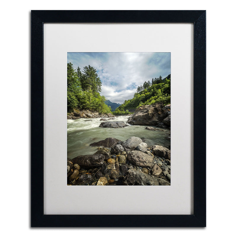 Trademark Fine Art PSL0328-B1620MF "Waterland" by Philippe Sainte-Laudy 20" x 16" FRM Art, WHT MTD