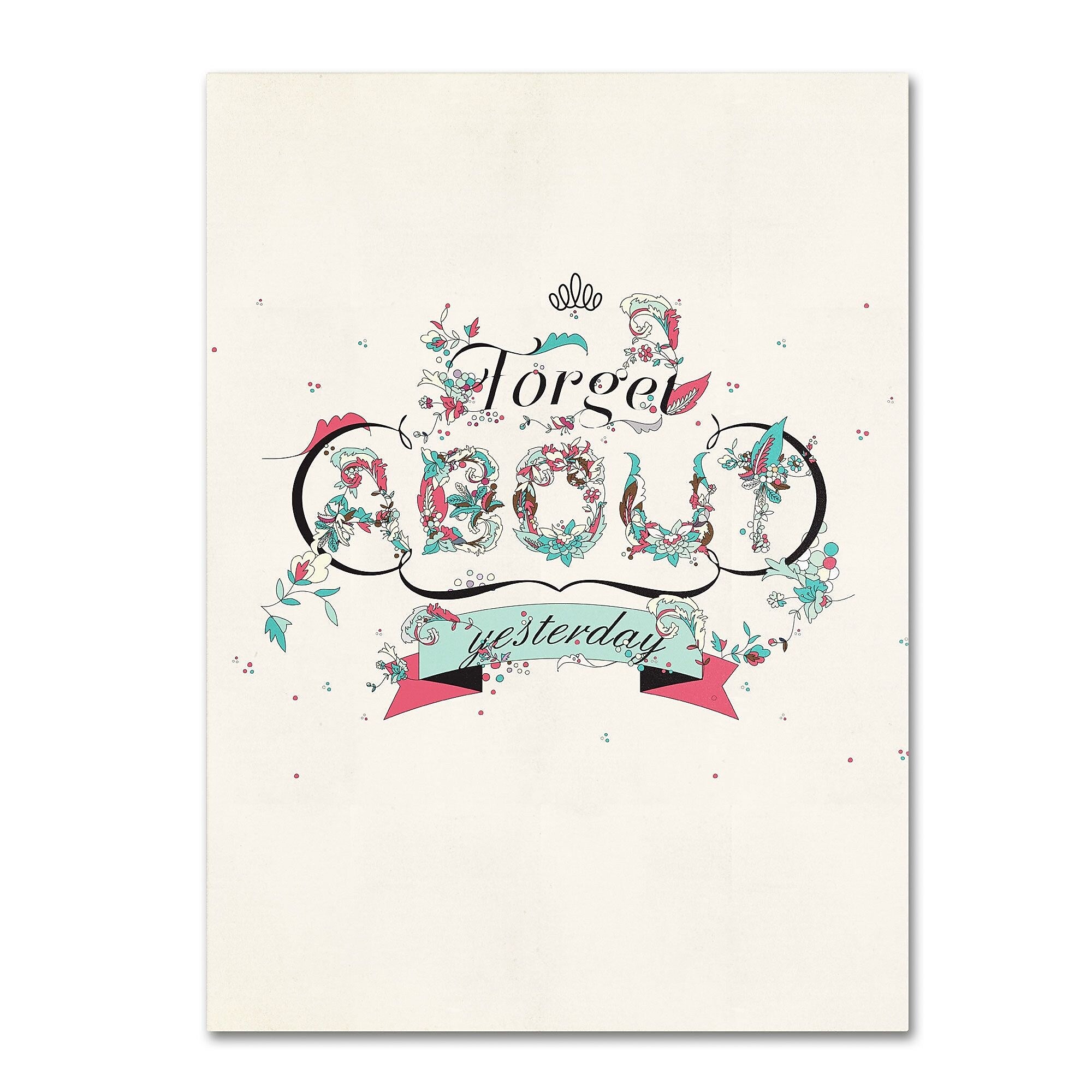 Trademark Fine Art ALI0601-C1824GG "A New Day" by Kavan & Co 24" x 18" Frameless Art