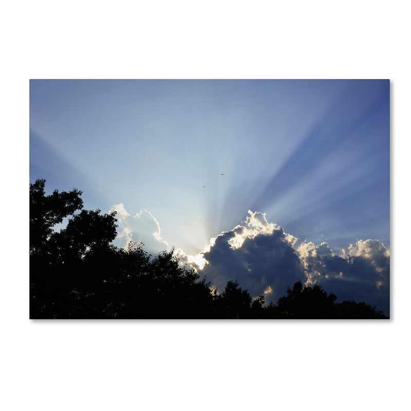 Trademark Fine Art KS0167-C1219GG "Inspirational Sky" by Kurt Shaffer 12" x 19" Frameless Art