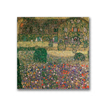 Trademark Fine Art BL0423-C3535GG "Country House" by Gustav Klimt 35" x 35" Frameless Art