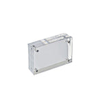 Azar Sign Holder, 4.5" x 3", Table Top, Clear, Acrylic (104438)