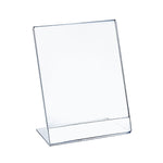 Azar Sign Holder, 11" x 17", Vertical, Table Top, Clear, Acrylic, 10/Pack (112708-10PK)