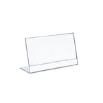 Azar Sign Holder, 10" x 8", Horizontal, Table Top, Clear, Acrylic, 10/Pack (112719)