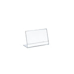 Azar Sign Holder, 6" x 5", Horizontal, Table Top, Clear, Acrylic, 10/Pack (112725)
